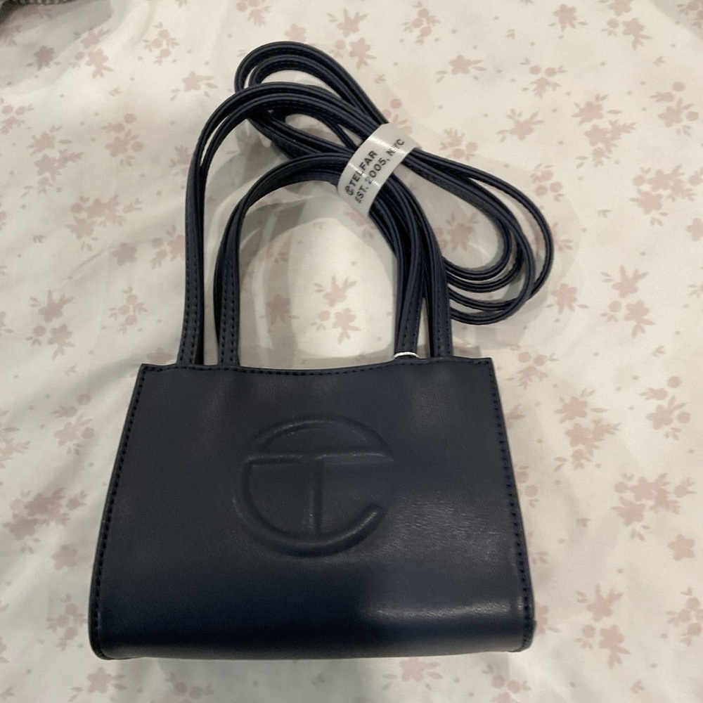Telfar Dark Blue Mini Bag